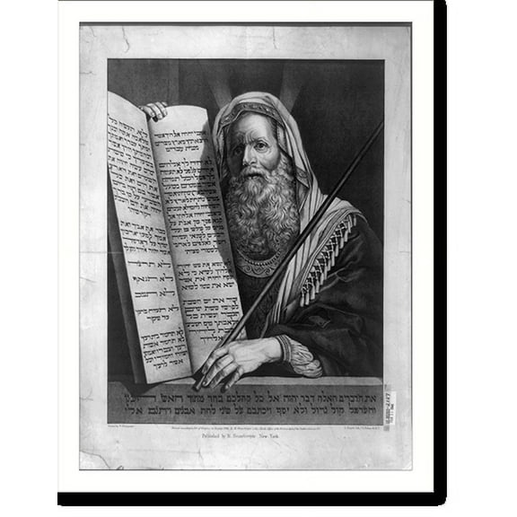 Historic Print, [Ten Commandments], 18" x 24"