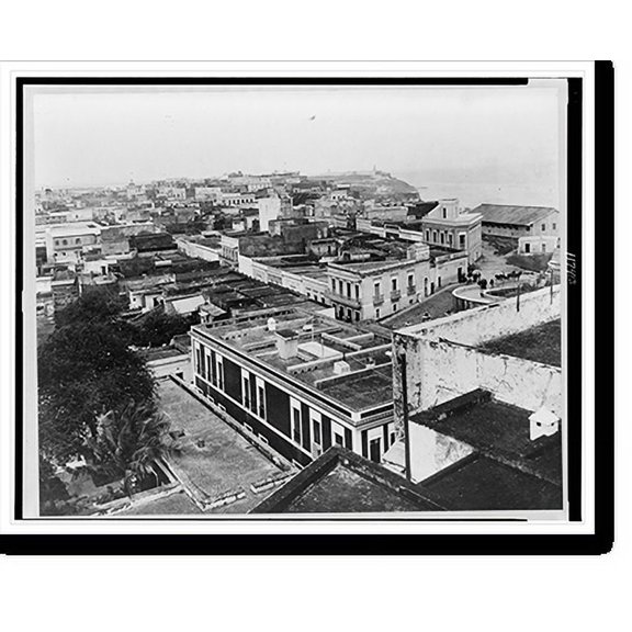 Historic Print, Terrific hurricane sweeps San Juan. thousands homeless, damage estimated at millions in Porto Rico's capital, 18" x 24"