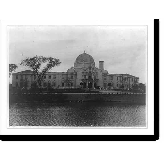 Historic Print, The Administration Building [of 1893 exposition], in Garfield Park, Chicago, 18" x 24"