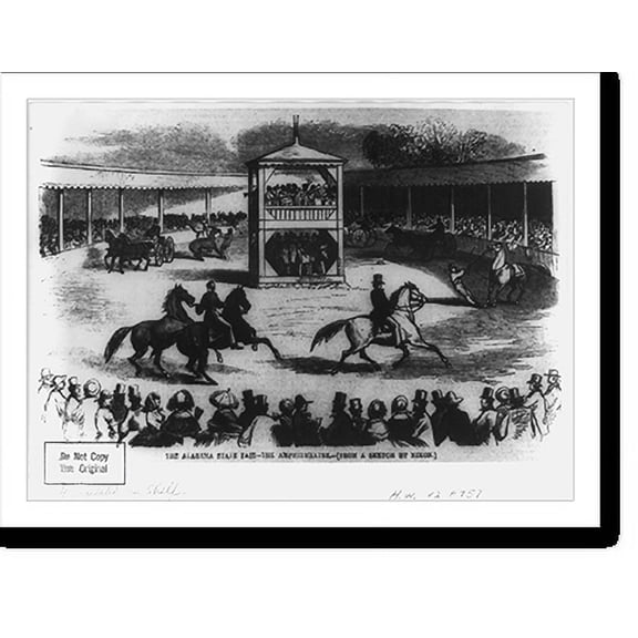 Historic Print, The Alabama State Fair - the Amphitheatre, 16" x 20"