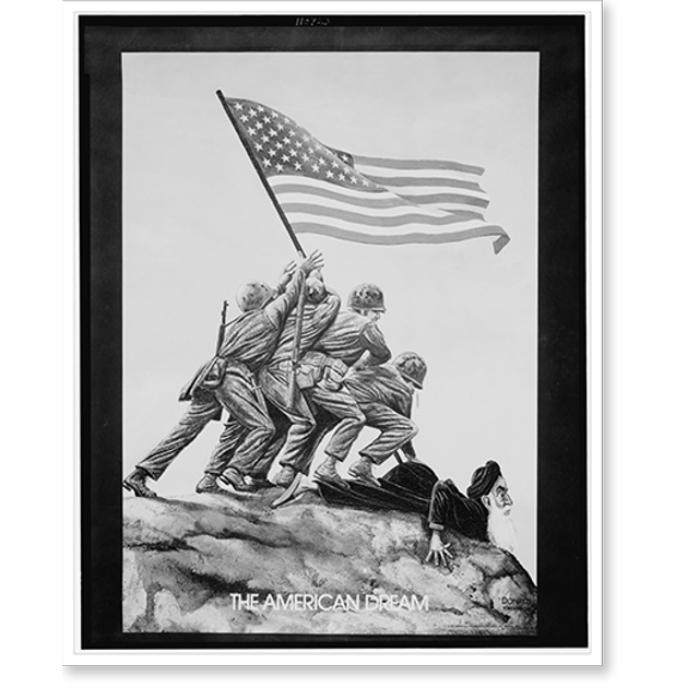 Historic Print, The American dream.Donato, Toronto Sun., 16" x 20