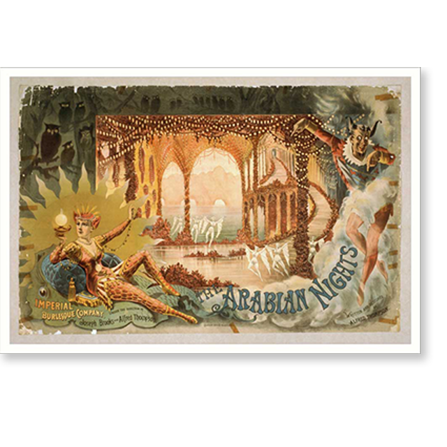 Historic Print, The Arabian nights, 16" x 20"