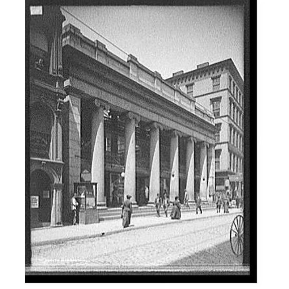 Historic Print, The Arcade, Providence, R.I., 18" x 24"