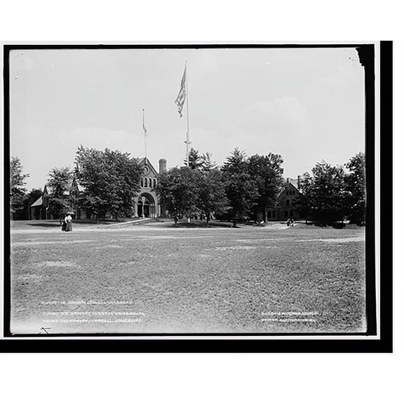 Historic Print, The Armory, Cornell University, 18" x 24"