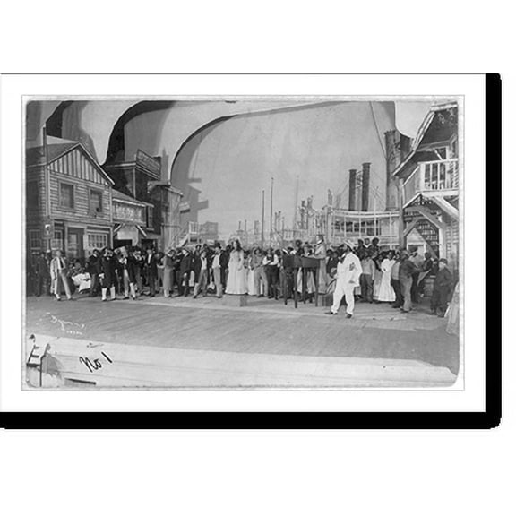 Historic Print, The Auction Scene, 16" x 20"