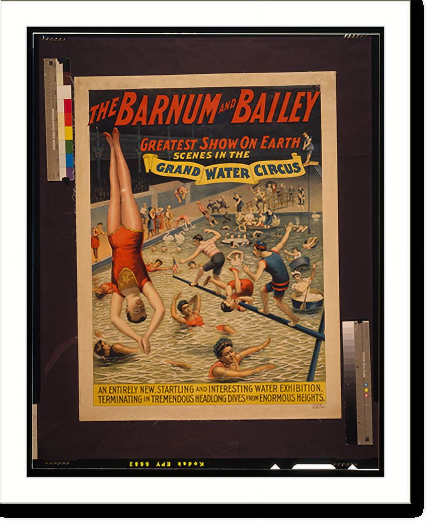 Historic Print, The Barnum & Bailey greatest show on earth Scenes in