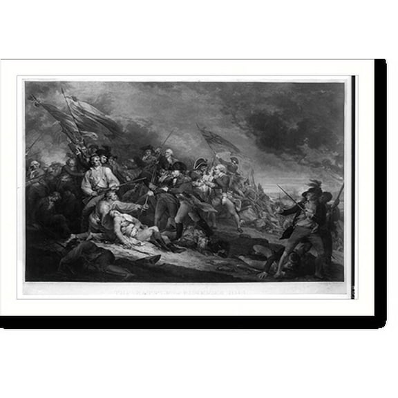 Historic Print, The Battle of Bunker's Hill, 18" x 24"