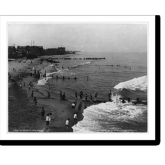 Historic Print, The Beach at Long Branch [N.J.], 16" x 20"