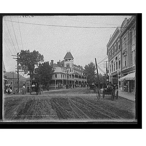 Historic Print, The Berkley [i.e. Berkeley], Saranac Lake, Adirondack Mts., N.Y., 18" x 24"