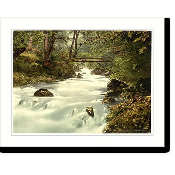Historic Print, The Birks o Aberfeldy Aberfeldy Scotland, 18" x 24"