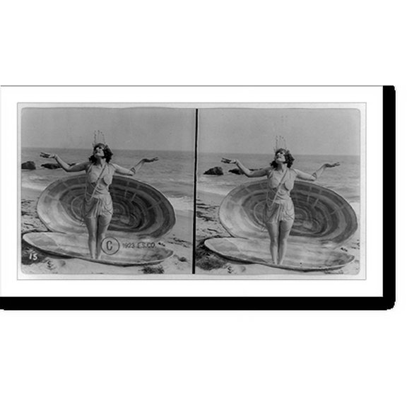 Historic Print, The Birth of a pearl, 16" x 20"