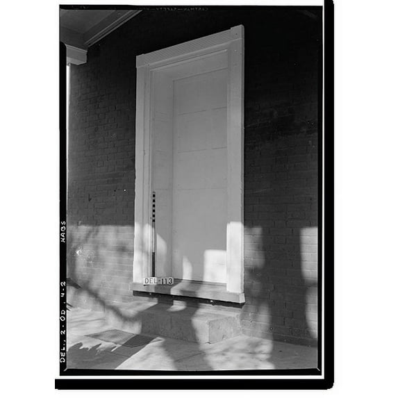 Historic Print, The Brick Hotel, Main Street, Odessa, New Castle County, DE - 2, 18" x 24"