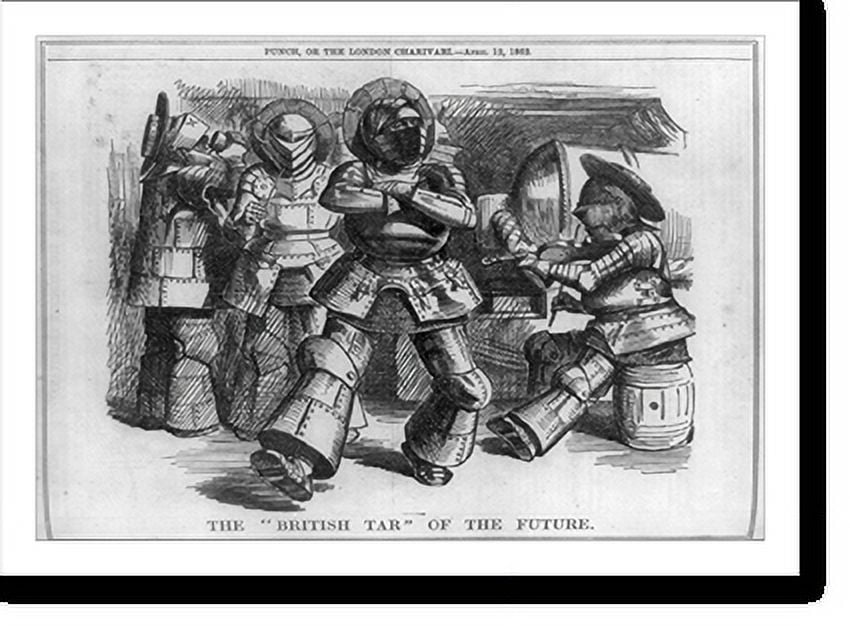 Historic Print, The British tar" of the future", 16" x 20"