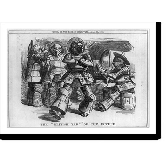Historic Print, The British tar" of the future", 16" x 20"