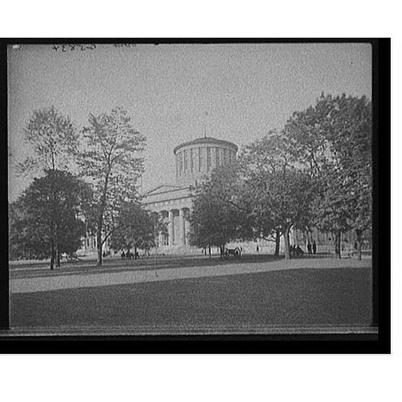 Historic Print, [The Capitol grounds, Columbus, Ohio], 18" x 24"