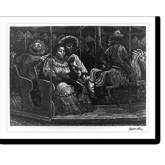 Historic Print, The Carousel, 16" x 20"