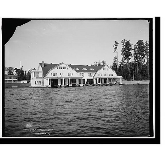 Historic Print, The Casino, Paul Smith's [Hotel], Adirondack Mountains - 2, 16" x 20"