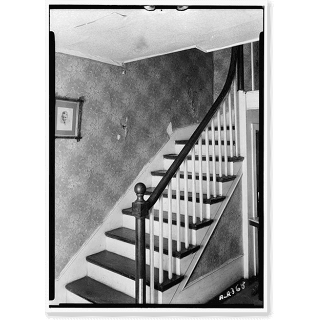 Historic Print, The Cedars, East Pryor Street, Athens, Limestone County