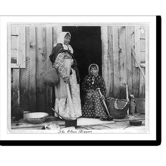 Historic Print, [The Clam Diggers], 16" x 20"