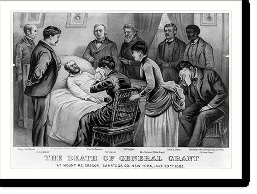 Historic Print, The Death of General Grant: At Mount Mc.Gregor