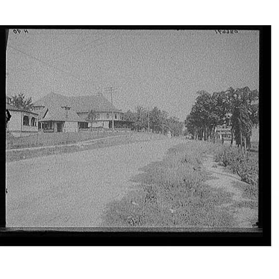 Historic Print, [The Drive, Reed's Lake, East Grand Rapids, Mich.], 16" x 20"