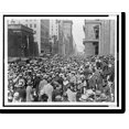 Historic Print, The Easter Sunday throngs on Fifth Avenue, 16" x 20