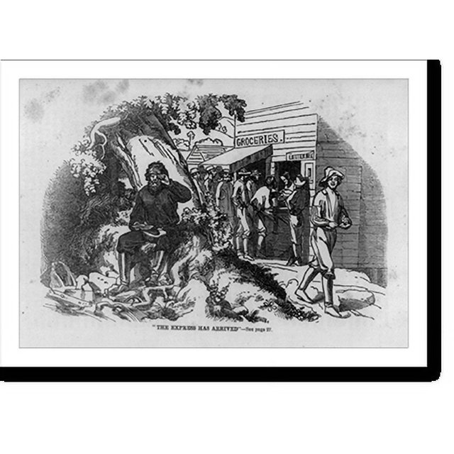 Historic Print, The Express Has Arrived, 16" x 20"