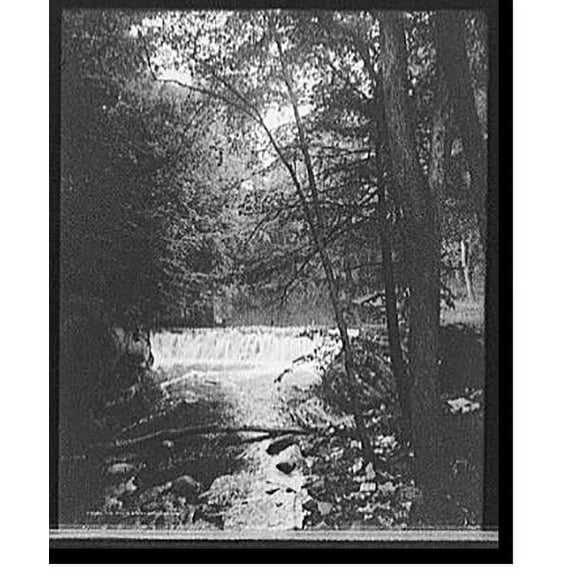 Historic Print, The Falls, Bronx Park, New York, 16" x 20"