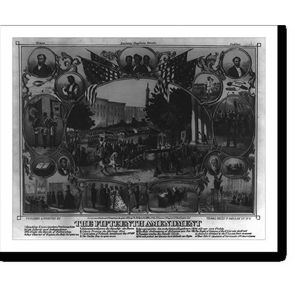 Historic Print, The Fifteenth amendment, 16" x 20"