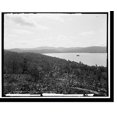 Historic Print, The Fourth Lake, Fulton Chain, Adirondack Mountains 3, 16" x 20"