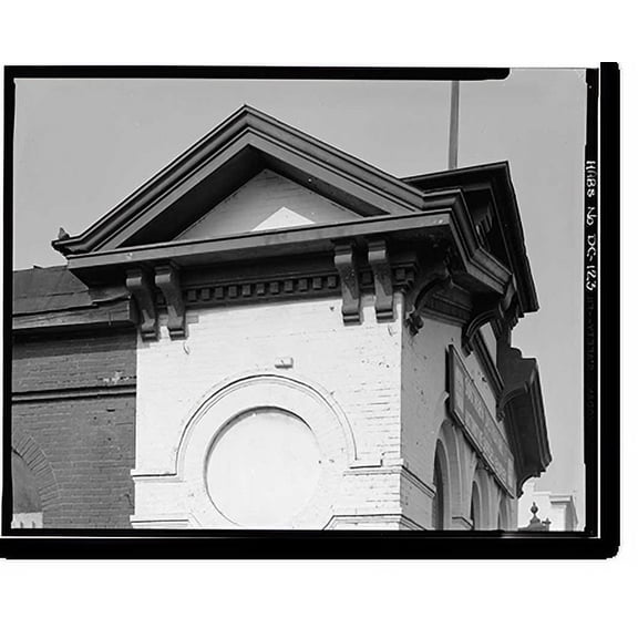 Historic Print, The Georgetown Market, 3276 M Street Northwest, Washington, District of Columbia, DC - 3, 18" x 24"