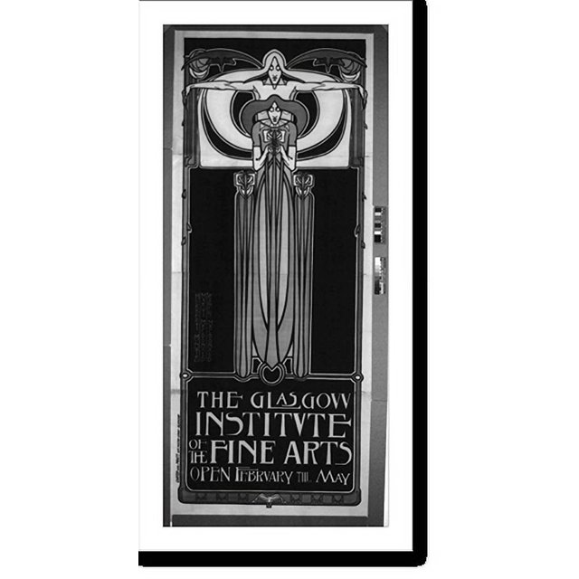 Historic Print, The Glasgow Institute of the Fine Arts Open February