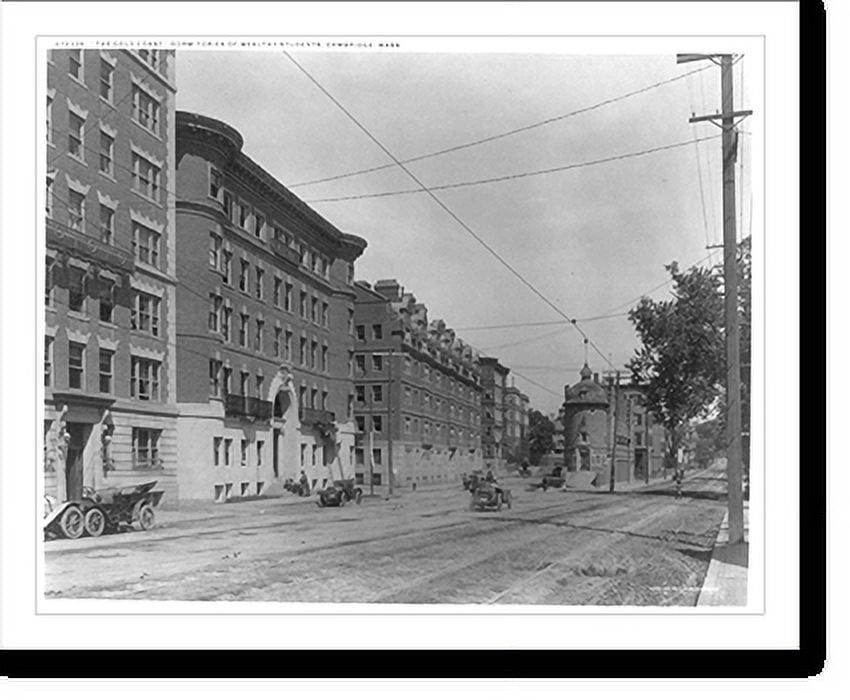 Historic Print, The Gold Coast" Dormitories of wealthy students