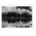 thumbnail image 1 of Historic Print, The Grand Tetons from Bar BC Ranch, Jackson's Hole, Wyoming, 16" x 20", 1 of 3