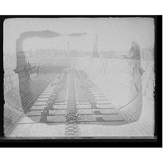 Historic Print, [The Great dry docks, Charleston Naval ship yard, Charleston, S.C.], 18" x 24"