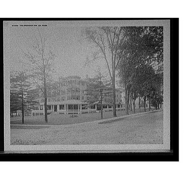 Historic Print, The Greenock Inn, Lee, Mass., 16" x 20"