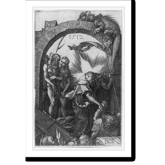 Historic Print, The Harrowing of Hell, 18" x 24"