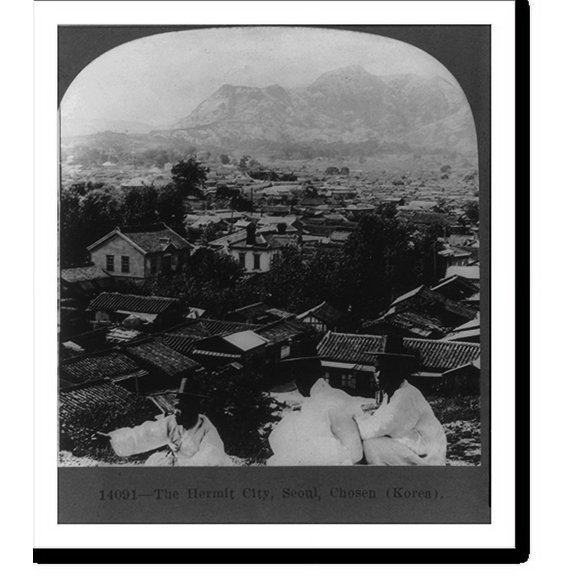Historic Print, The Hermit City, Seoul, Chosen (Korea), 18" x 24"