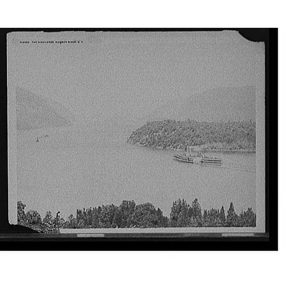 Historic Print, The Highlands, Hudson River, N.Y., 16" x 20"