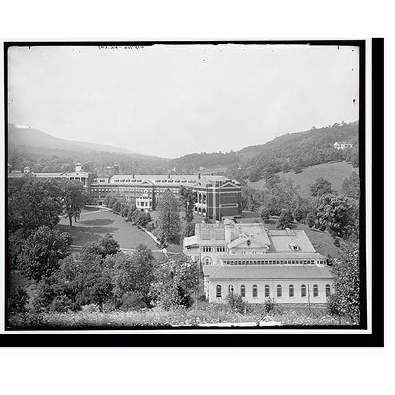 Historic Print, [The Homestead from Sunset Hill, Hot Springs, Va.] - 2, 16" x 20"