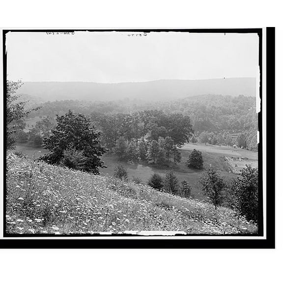 Historic Print, [The Homestead from Sunset Hill, Hot Springs, Va.] - 4, 18" x 24"