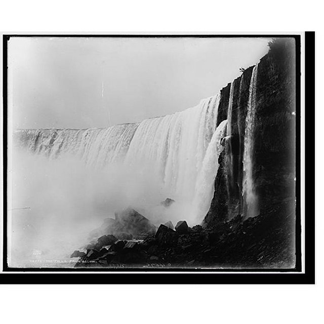 Historic Print, The [Horseshoe] Falls from below, 16" x 20"