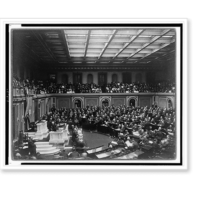 Historic Print, The House called to order. Opening of 59th Congress, 16