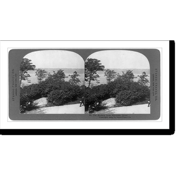 Historic Print, The Hudson from Riverside Drive, 16" x 20"