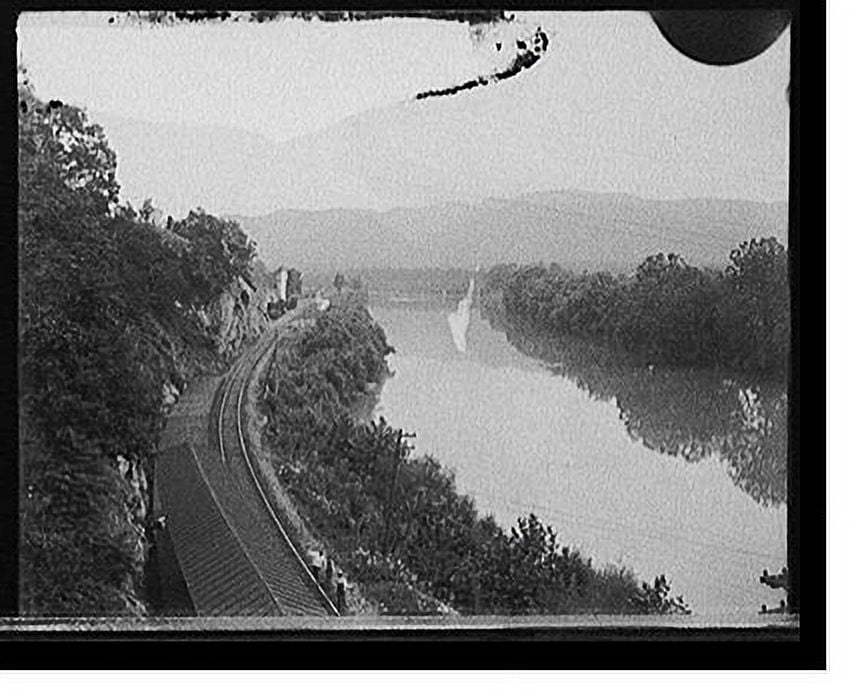 Historic Print, [The James River, Natural Bridge, Va.], 16" x 20