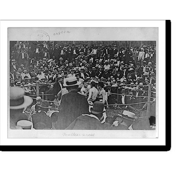 Historic Print, The John L. Sullivan-Jake Kilrain boxing match at Richburg, Miss. - 3, 18" x 24"