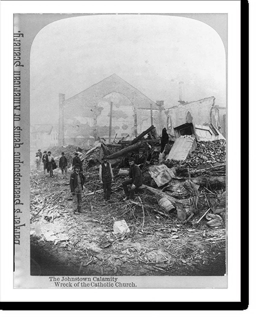 Historic Print, The Johnstown Calamity [Johnstown, Pa. Flood, 1889