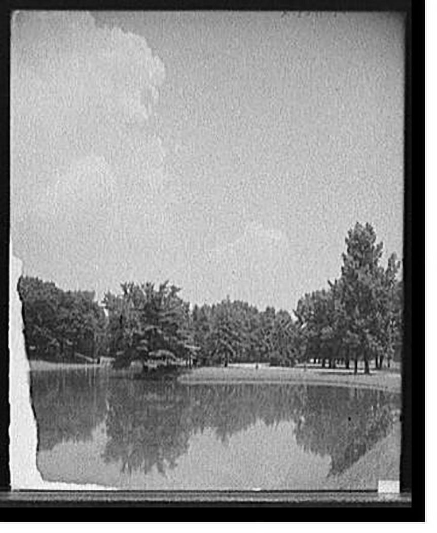 Historic Print, [The Lake, Roger Williams Park, Providence, Rhode