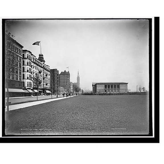 Historic Print, The Lake front, Chicago, 16" x 20"
