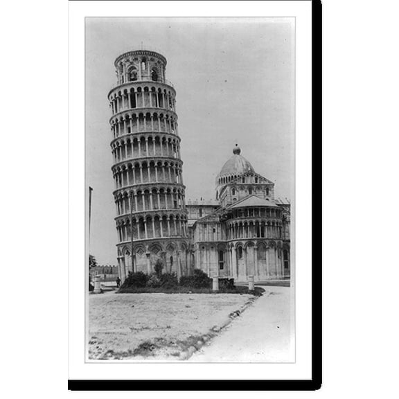 Historic Print, [The Leaning Tower of] Pisa, 18" x 24"